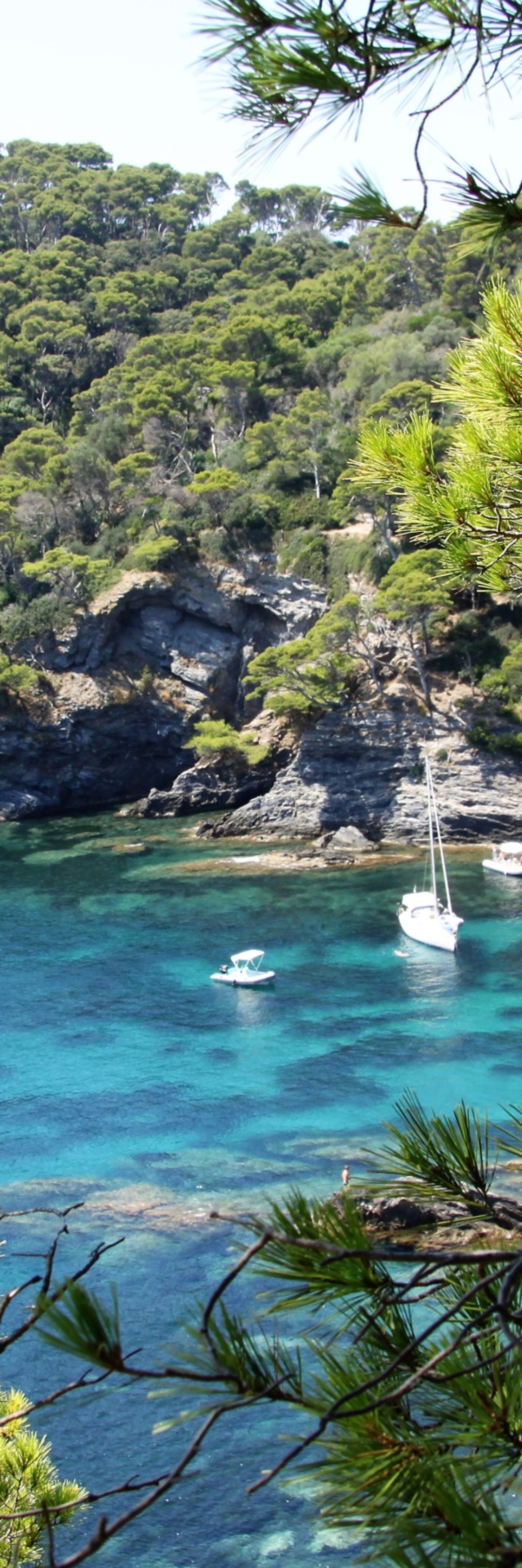 une calanque en été a giens